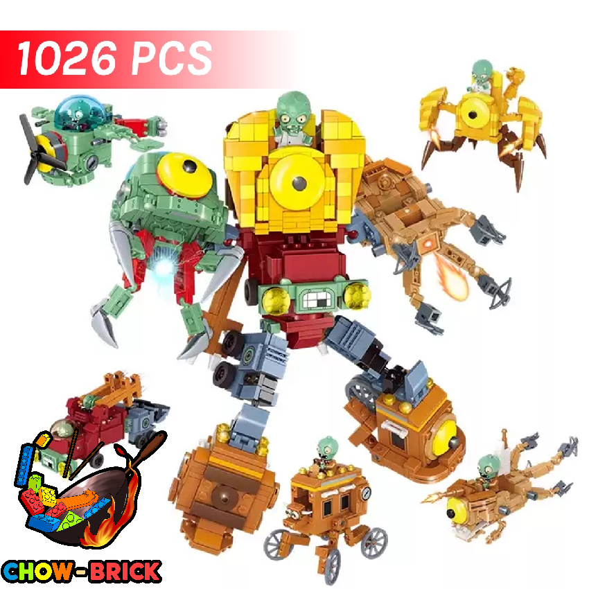 GUDI 60010 Official Licensed Plants vs. Zombies Mech-Zombie