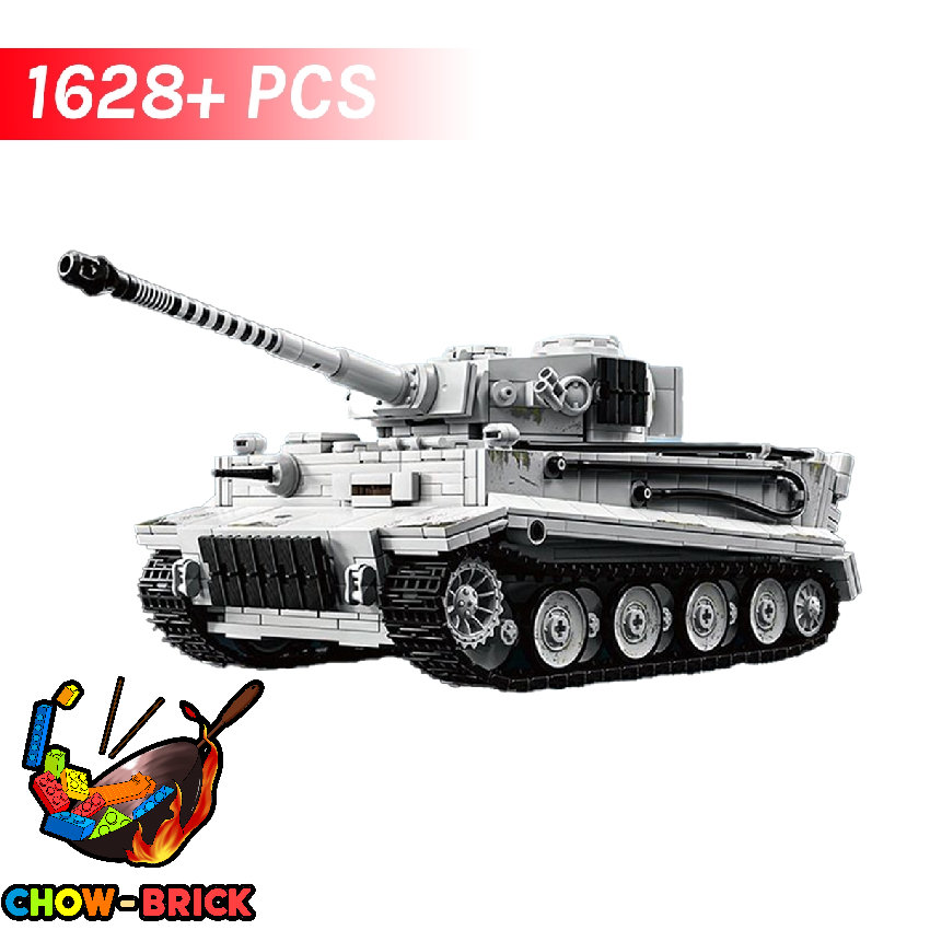 12GO 1/28 97012 Legendary Tank Commander: Tiger Tank White Snow