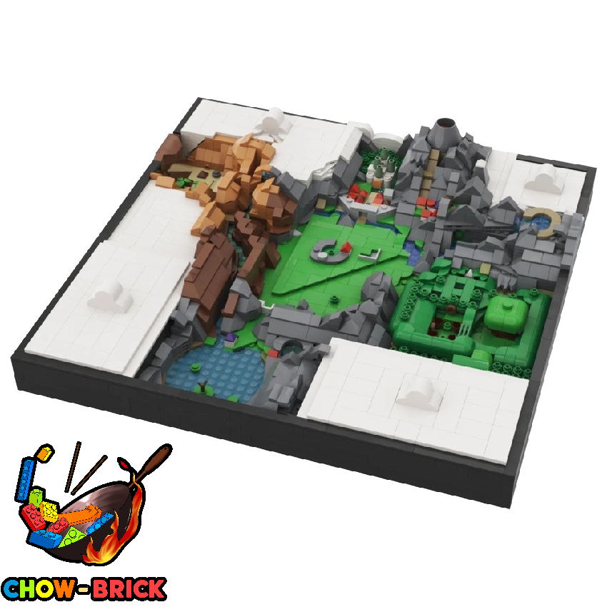 GoBricks A2122 The Legend of Zelda: Ocarina of Time - Map of