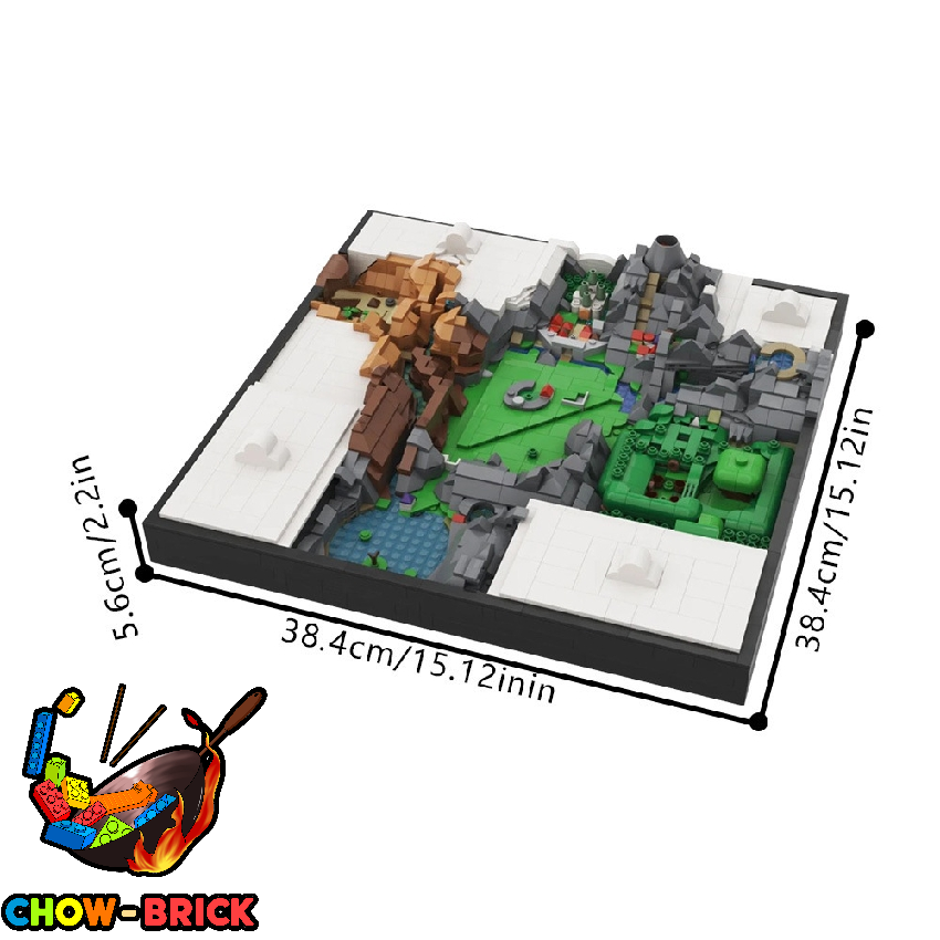 GoBricks A2122 The Legend of Zelda: Ocarina of Time - Map of