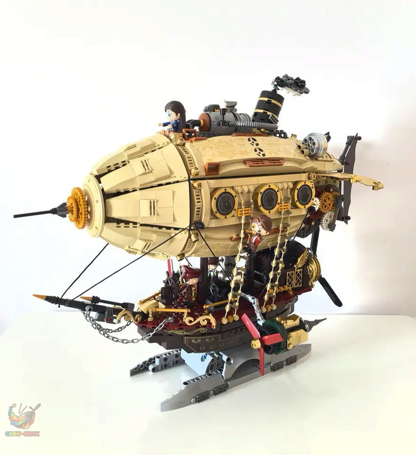 Pantasy 85021 Steampunk Airship - ChowBrick Store