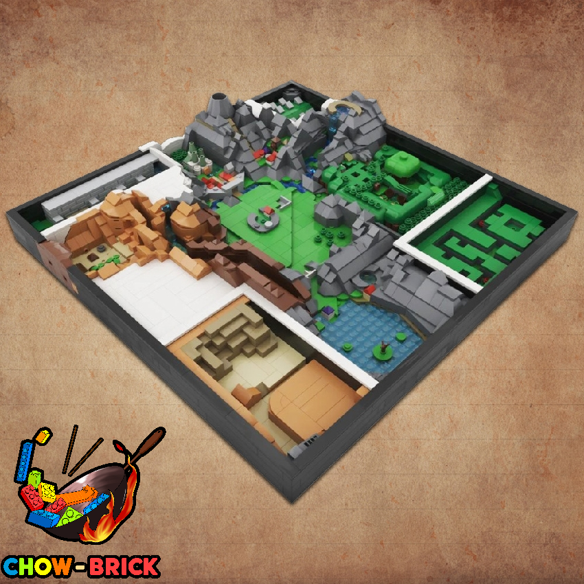 GoBricks A2122 The Legend of Zelda: Ocarina of Time - Map of