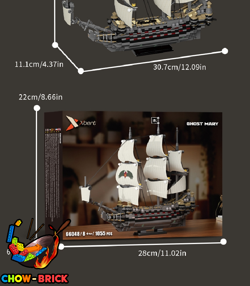 Xbert 66048 Ghost Mary Silent Mary Pirates of the Caribbean