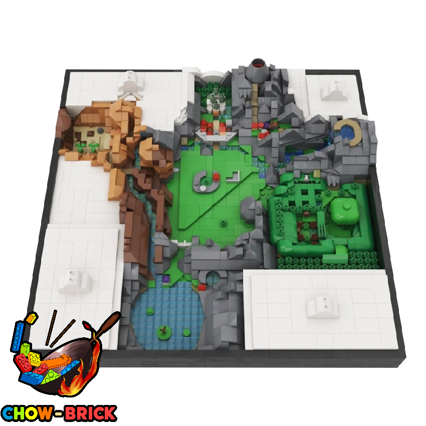 GoBricks A2122 The Legend of Zelda: Ocarina of Time - Map of