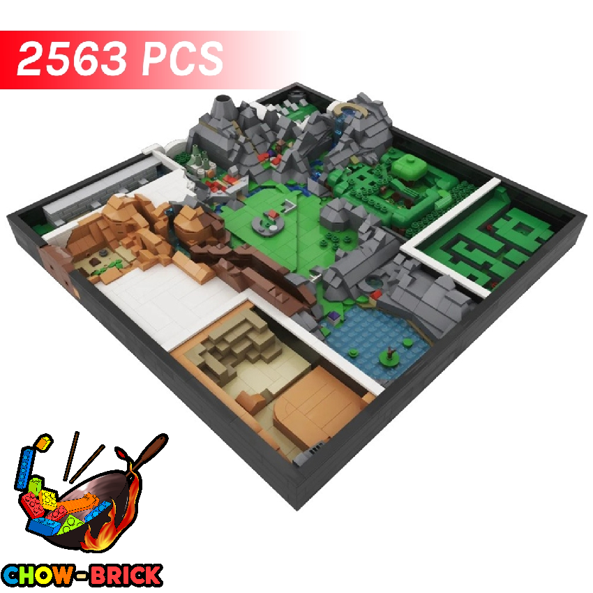 GoBricks A2122 The Legend of Zelda: Ocarina of Time - Map of
