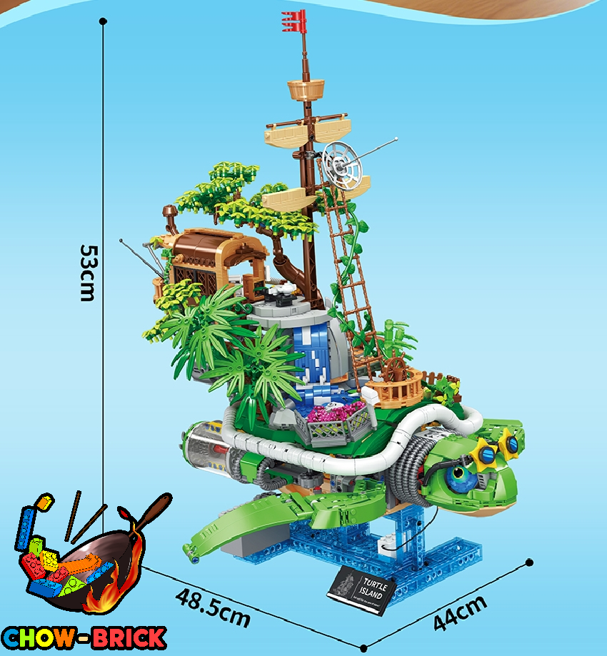 Keep My Specialty JD125 Turtle Island w/ PF Parts - ChowBrick Store