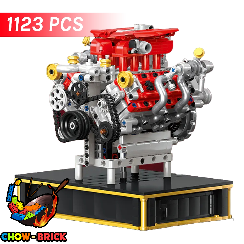 Jie Star 33001 488 Engine w/ PF Parts - ChowBrick Store