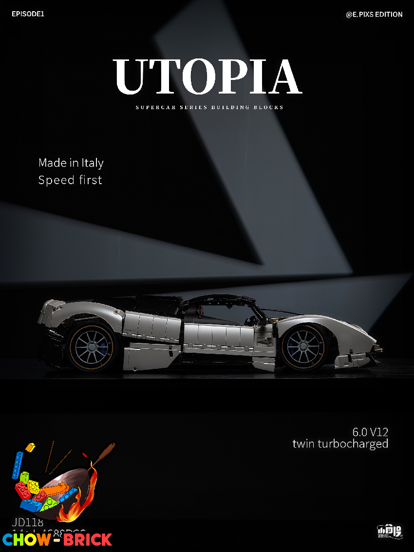 Keep My Specialty 1/8 JD118 Super Car Pagani Utopia Static Version