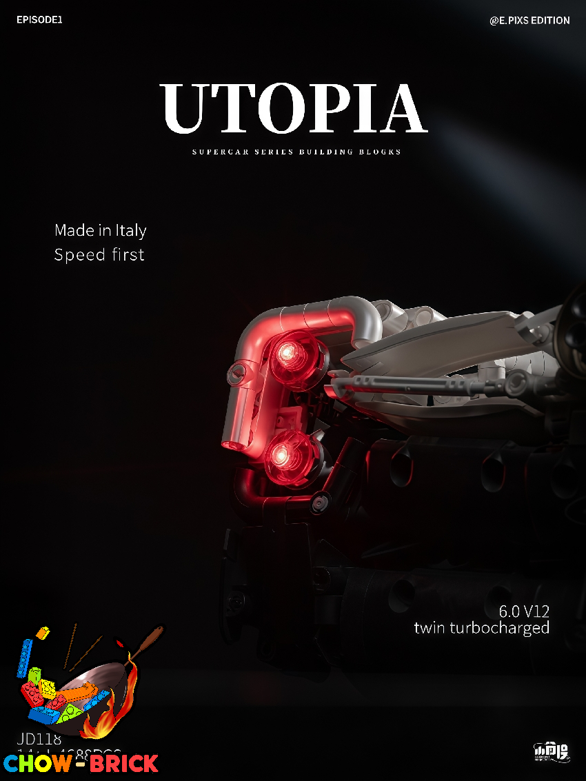 Keep My Specialty 1/8 JD118 Super Car Pagani Utopia Static Version