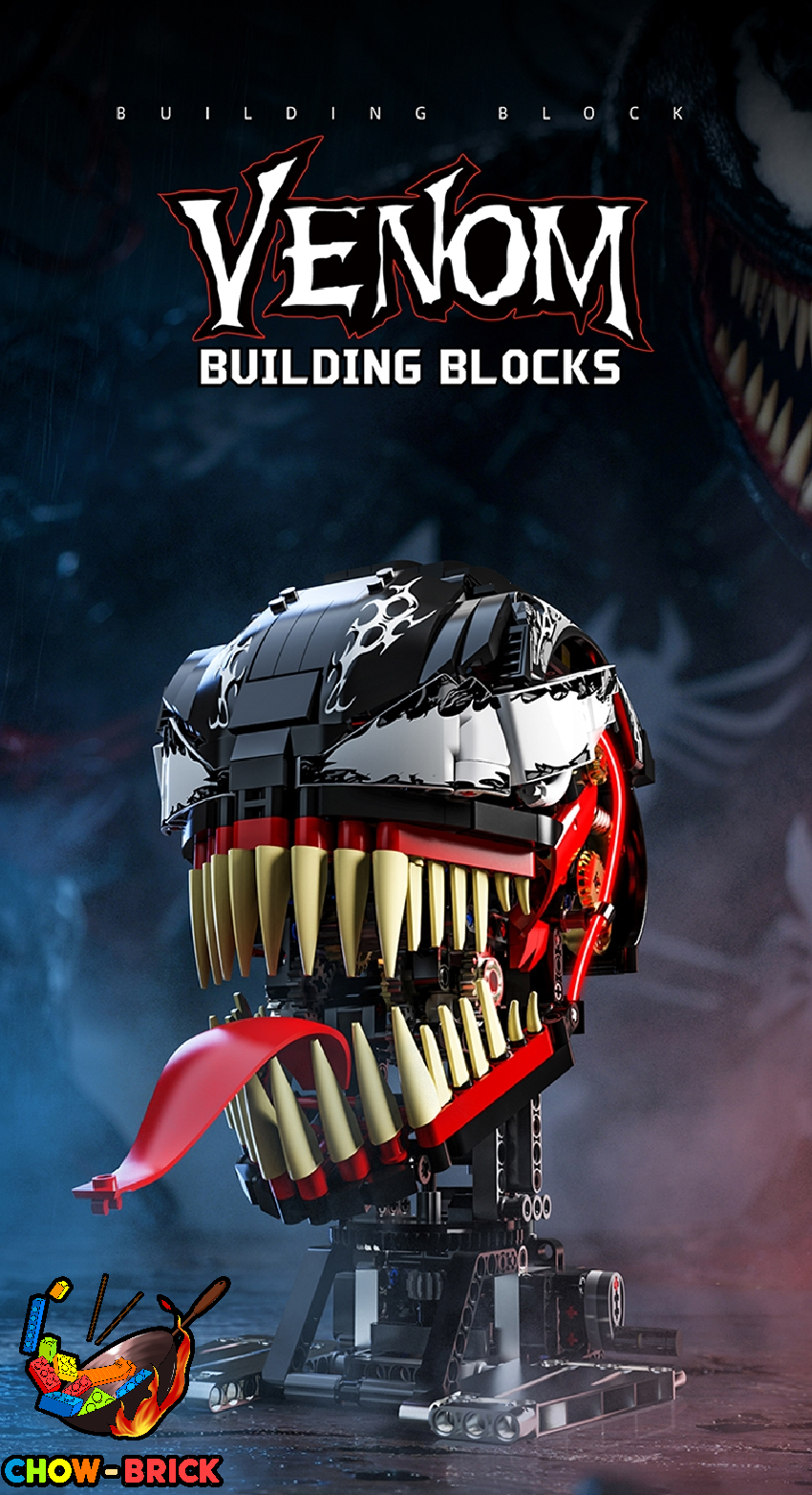 Stacko Bricks 02001 Venom w/ Lights - ChowBrick Store