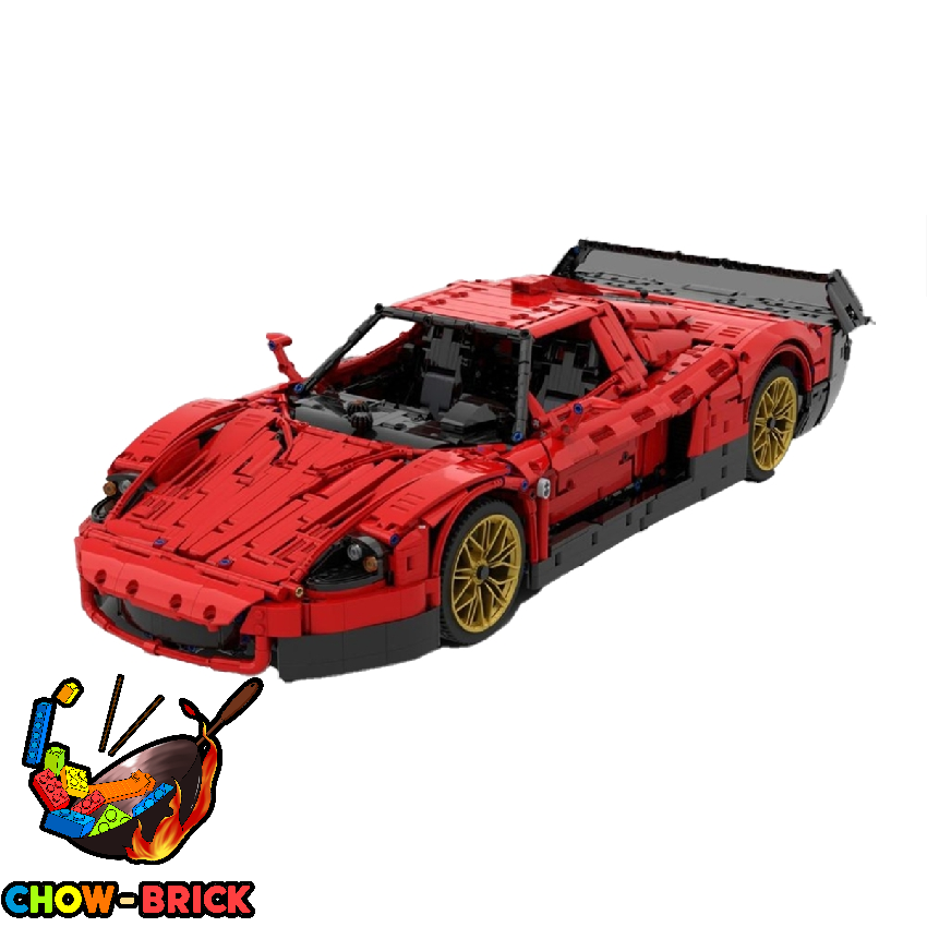 MOC 1/8 MOC-152095 Maserati MC12 Red Version - ChowBrick Store