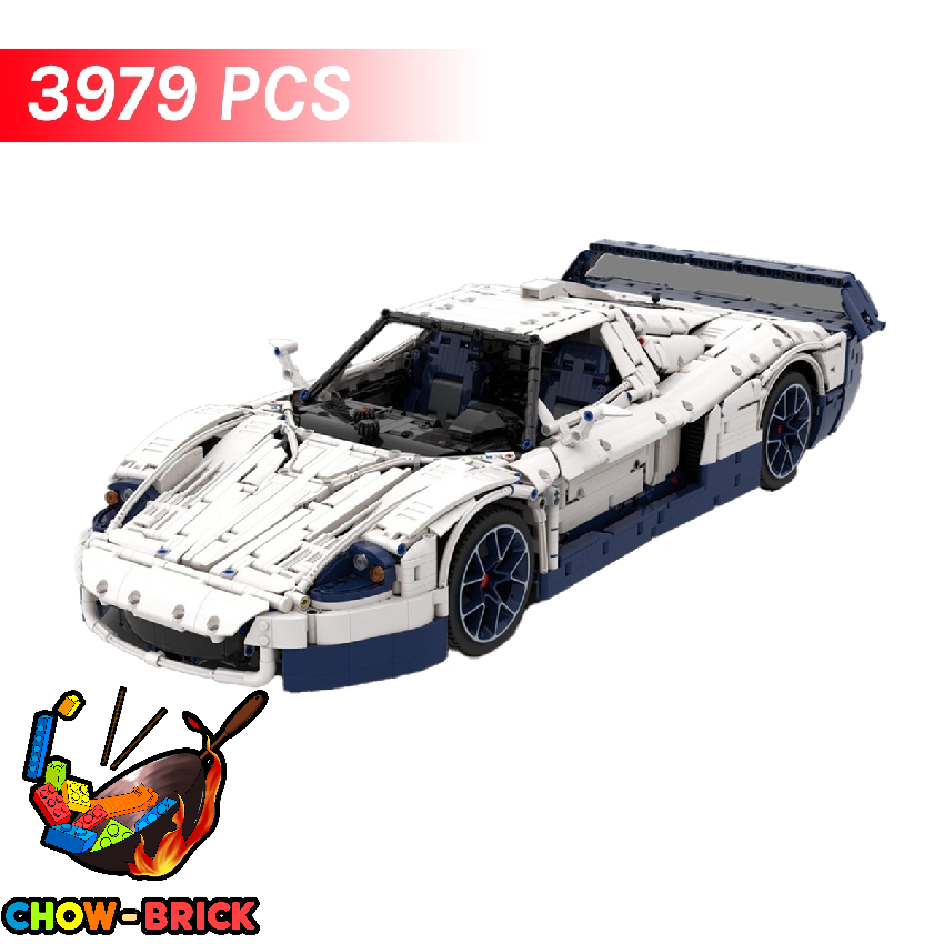 MOC 1/8 MOC-155137 Maserati MC12 White Version - ChowBrick Store