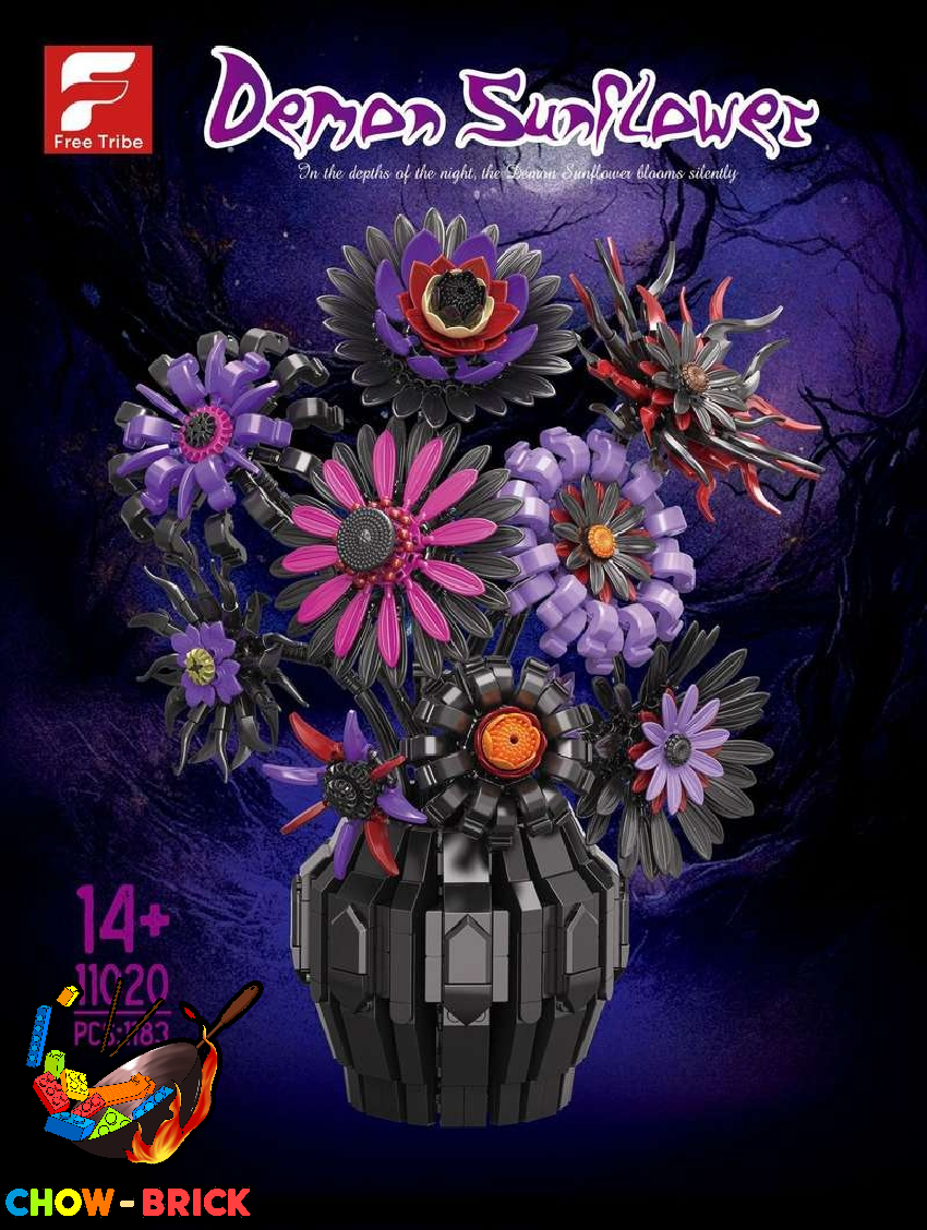 Free Tribe 11020 Demon Sunflower - ChowBrick Store