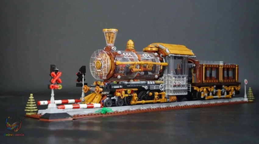 ZHEGAO 958016 City of Steam Steampunk Train - ChowBrick Store