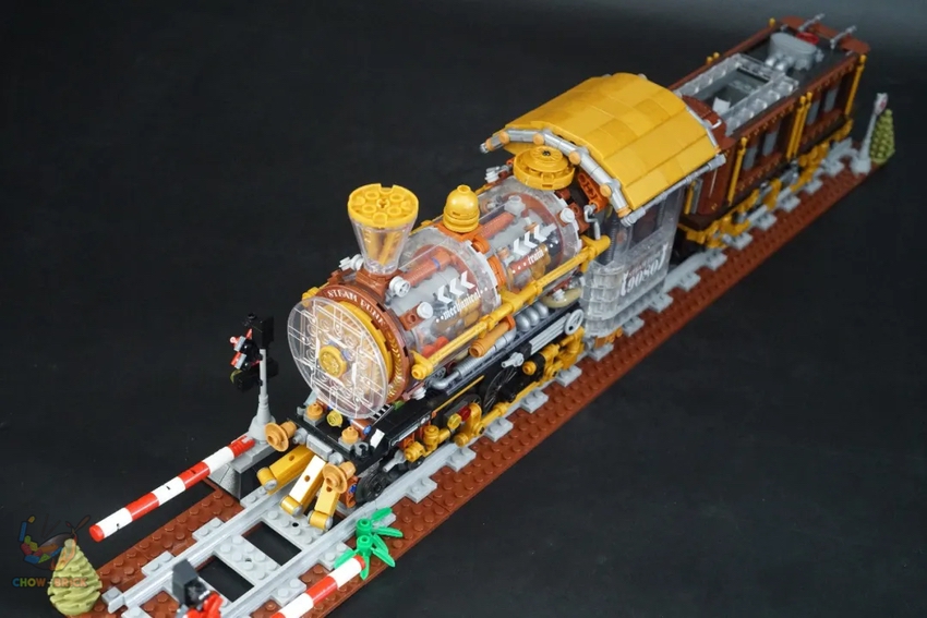 ZHEGAO 958016 City of Steam Steampunk Train - ChowBrick Store