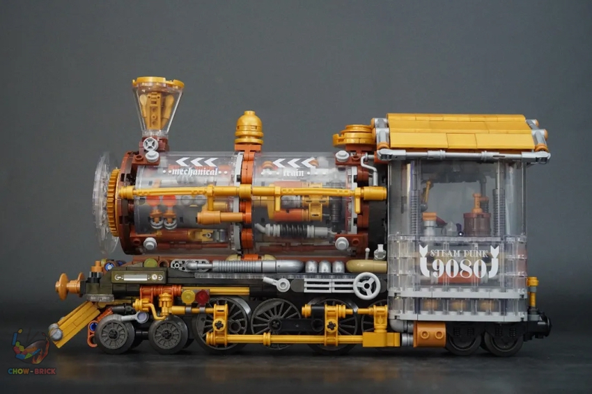 ZHEGAO 958016 City of Steam Steampunk Train - ChowBrick Store