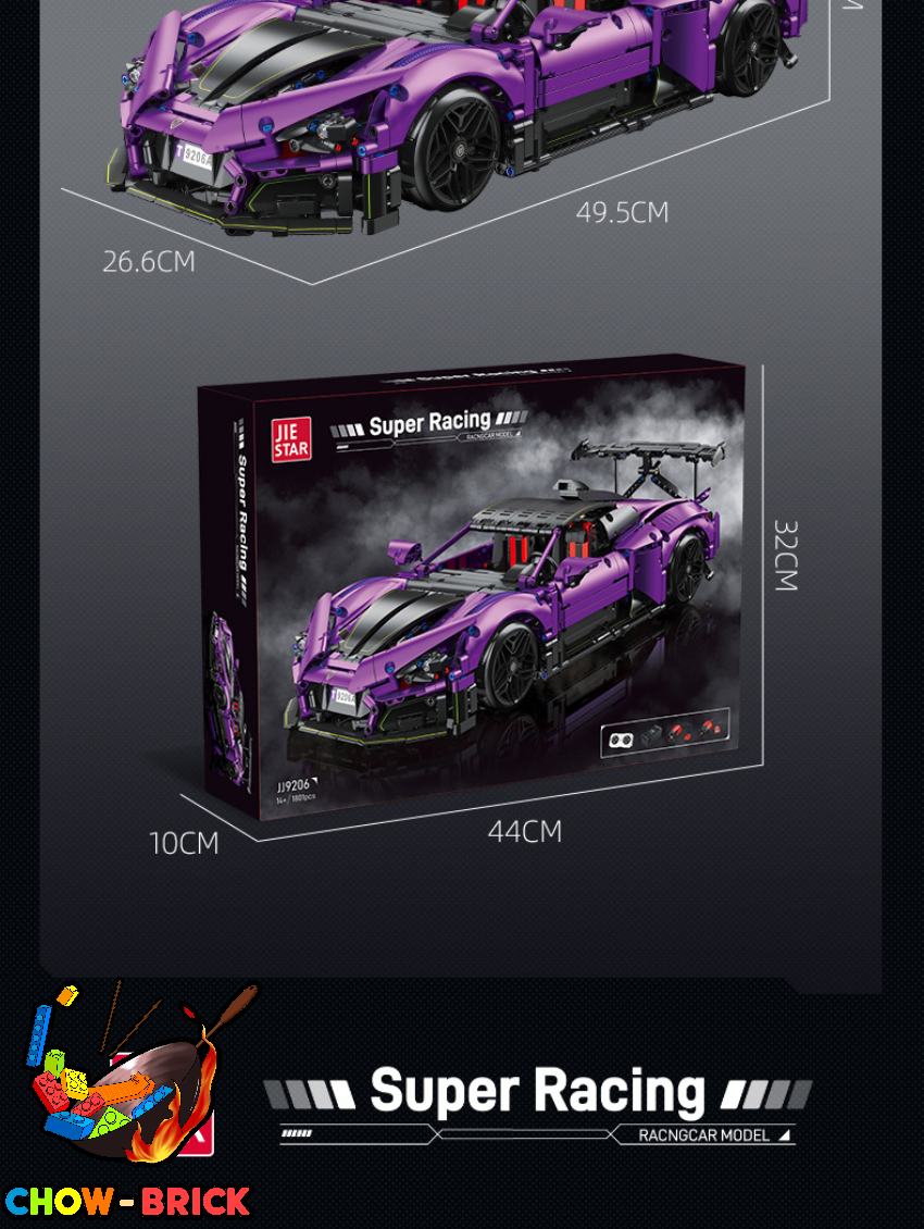 Jie Star JJ9206 Super Racing Apollo IE w/ PF Parts - ChowBrick Store