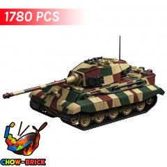 12GO 1/28 97027 German Heavy Tank Tiger II - ChowBrick Store