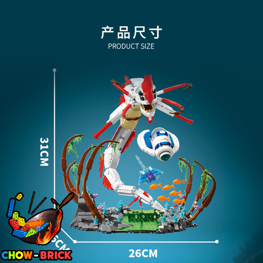 DK 80026 Subnautica: Reaper Leviathan - ChowBrick Store