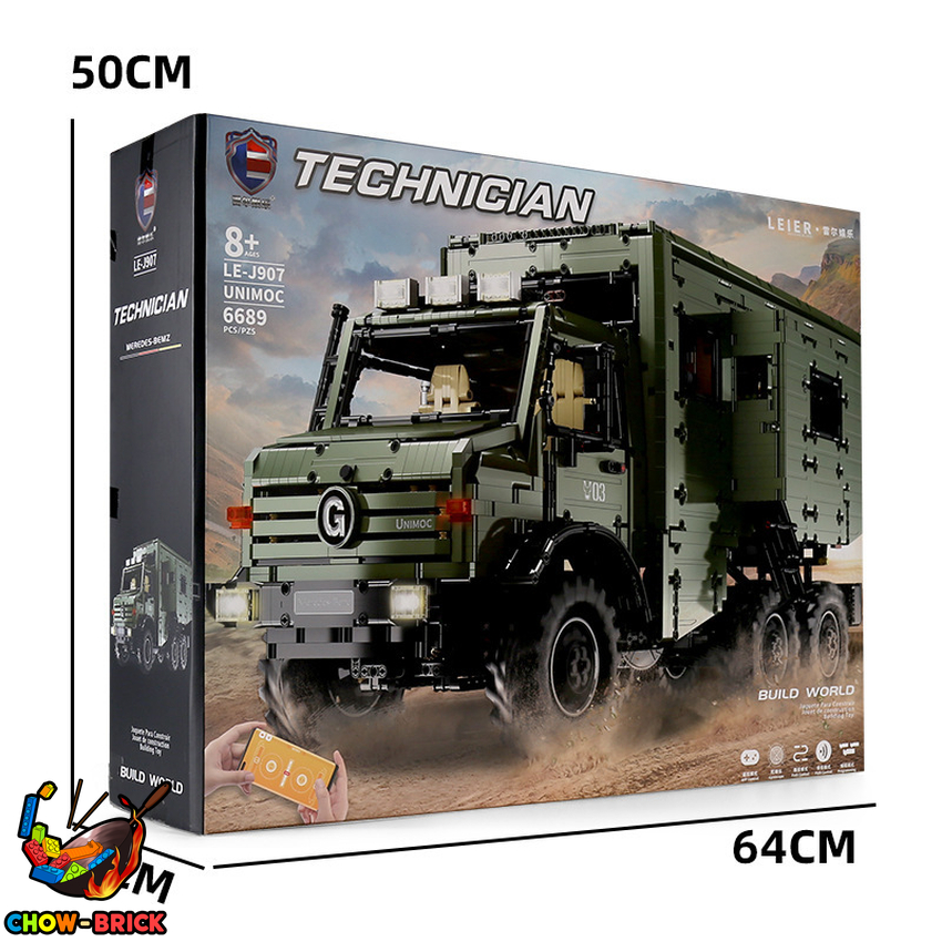 4th Party 1/8 LE-J907 Mercedes-Benz Unimog Static Version
