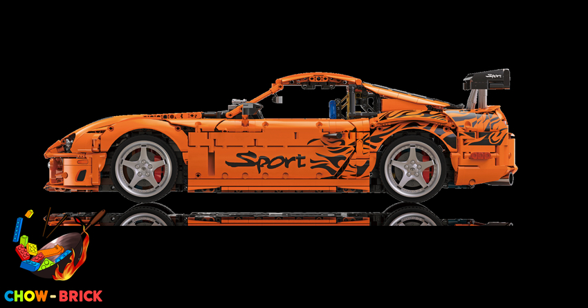 Happy Build 1/8 YC-23049 Toyota Supra A80 2JZ - ChowBrick Store