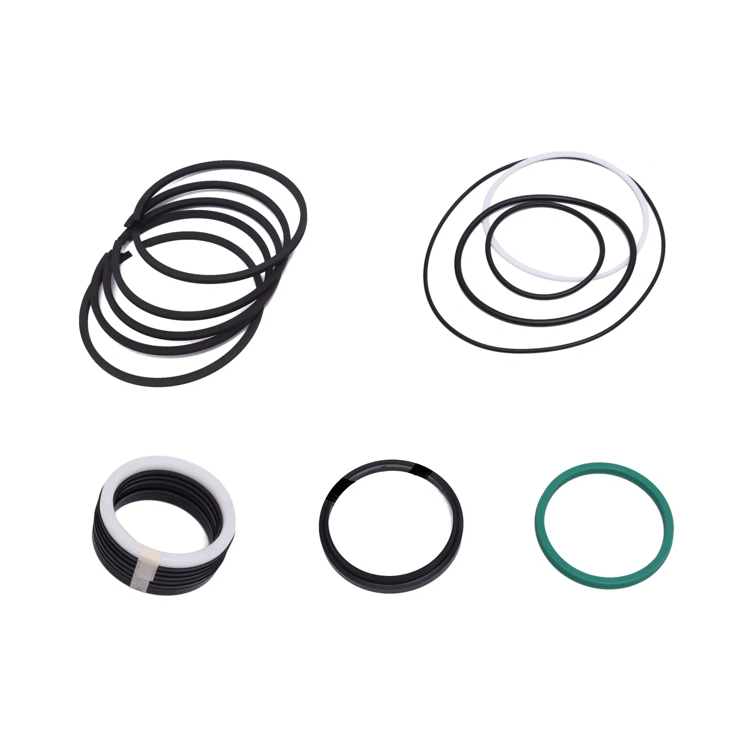 Differential Cylinder 10031423 (DN 125/80) Seal Kit For Schwing Truck-Mounted Concrete Pump, Main Hydraulic Oil Cylinder Sealing Kit For Schwing Stetter Boom Pump.