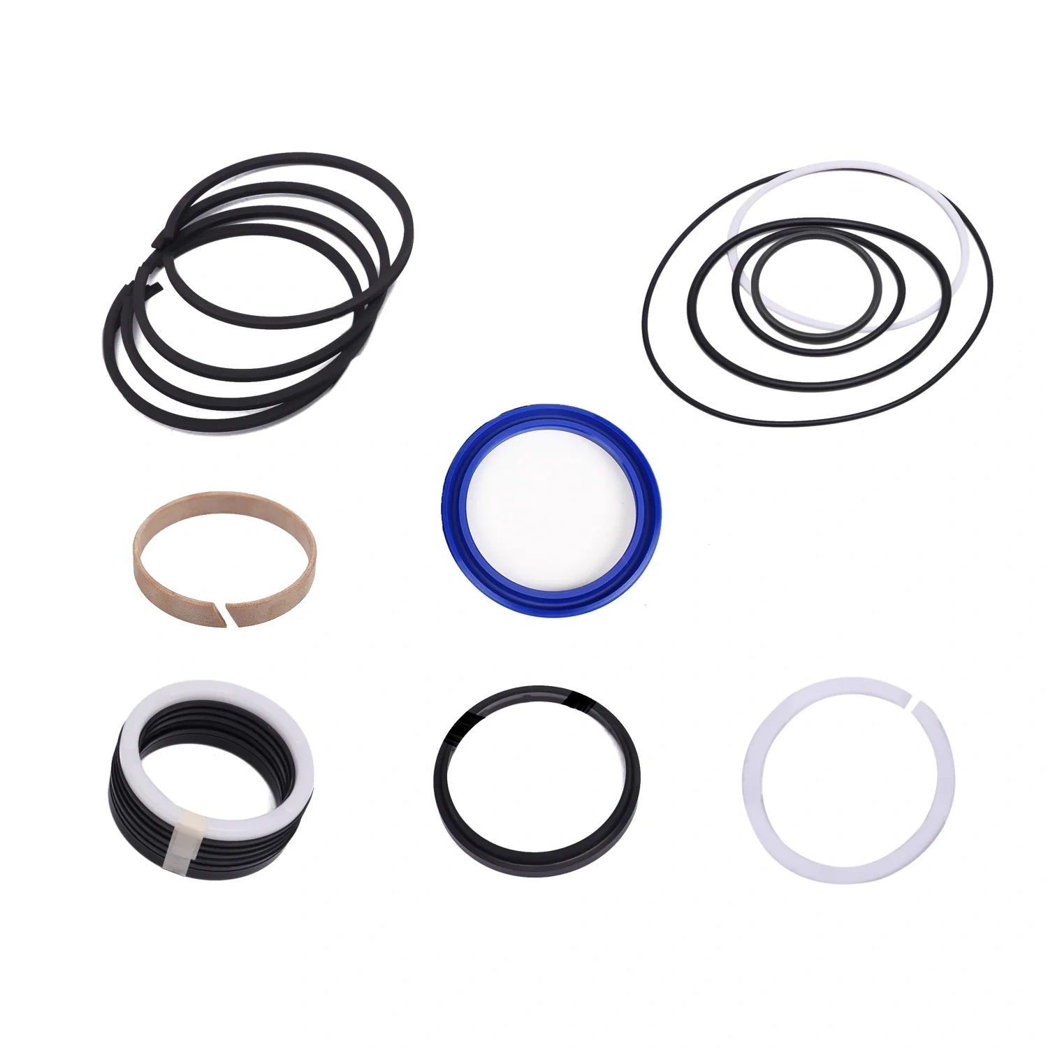 Differential Cylinder 10040856 (DN 80/50) Seal Kit For Schwing Stationary Concrete Pump, Hydraulic Main Oil Cylinder Sealing Kit For Schwing Stetter Concrete Pump