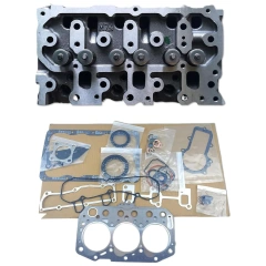 Cylinder Head+1 Set Full Gasket Kit 3TNM74 Compatible With Yanmar Engine SCT1 SA221 Tractor 3TNM74F-SAKV Engine Mini Excavator Generator 3TNM74 For John Deere Engine