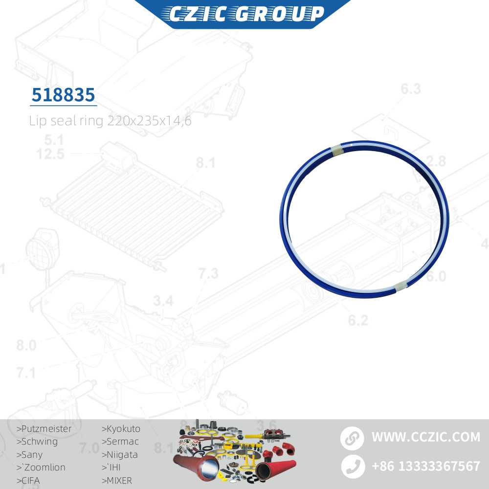 Lip Seal Ring 220x235x14.6 For PM Outher Housing Q220 New Model OEM 518835