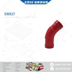 Putzmeister Spare Part ERGONIC 45 DEGREE TWIN WALL