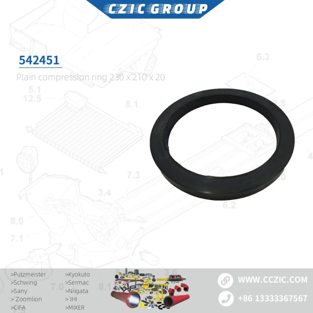 Putzmeister Seal Kit 125/80 OEM.542251 Concrete Pump