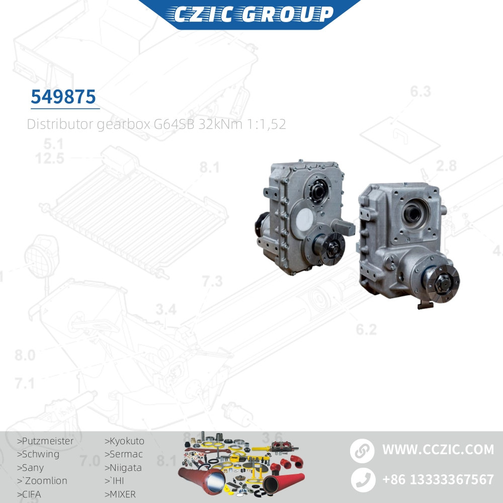 Putzmeister Spare Part GEAR BOX G64SB | 549875