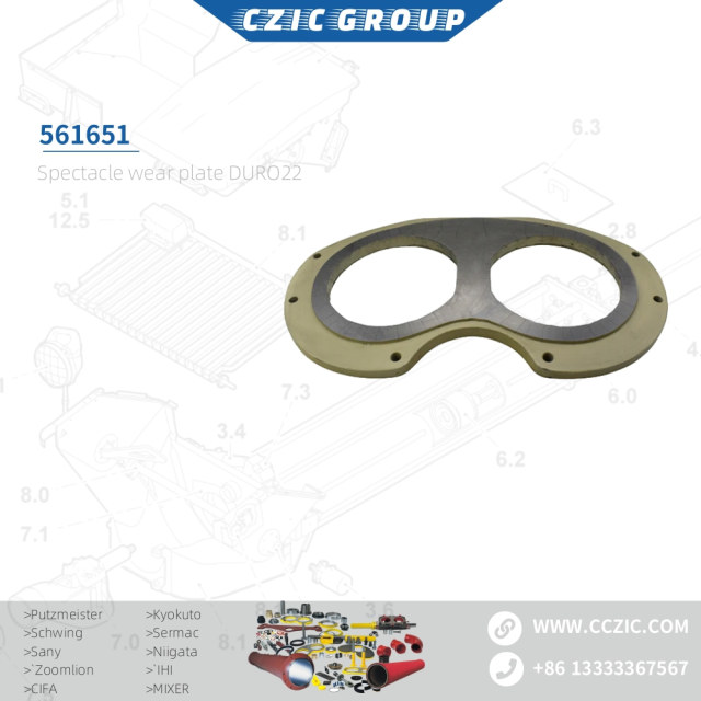 Spectacle wear plate DURO22 OEM 561651
