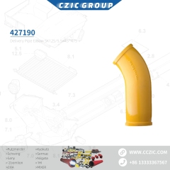 Delivery Pipe Elbow SK125/5,5×45° 475