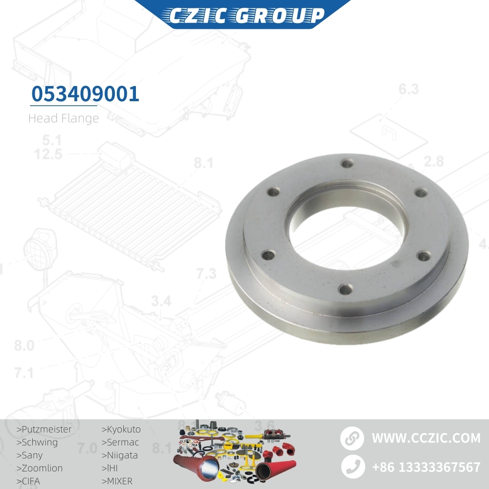 Putzmeister Spare Part HEAD FLANGE | 053409001