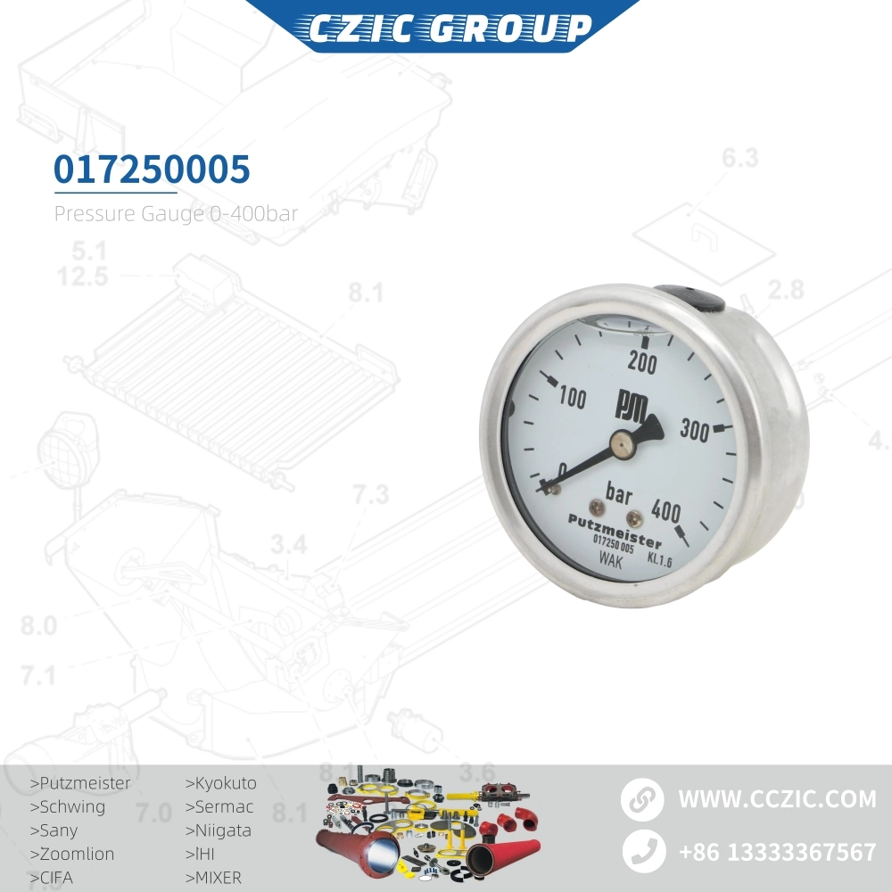 Pressure gauge 0 to 400 bar
