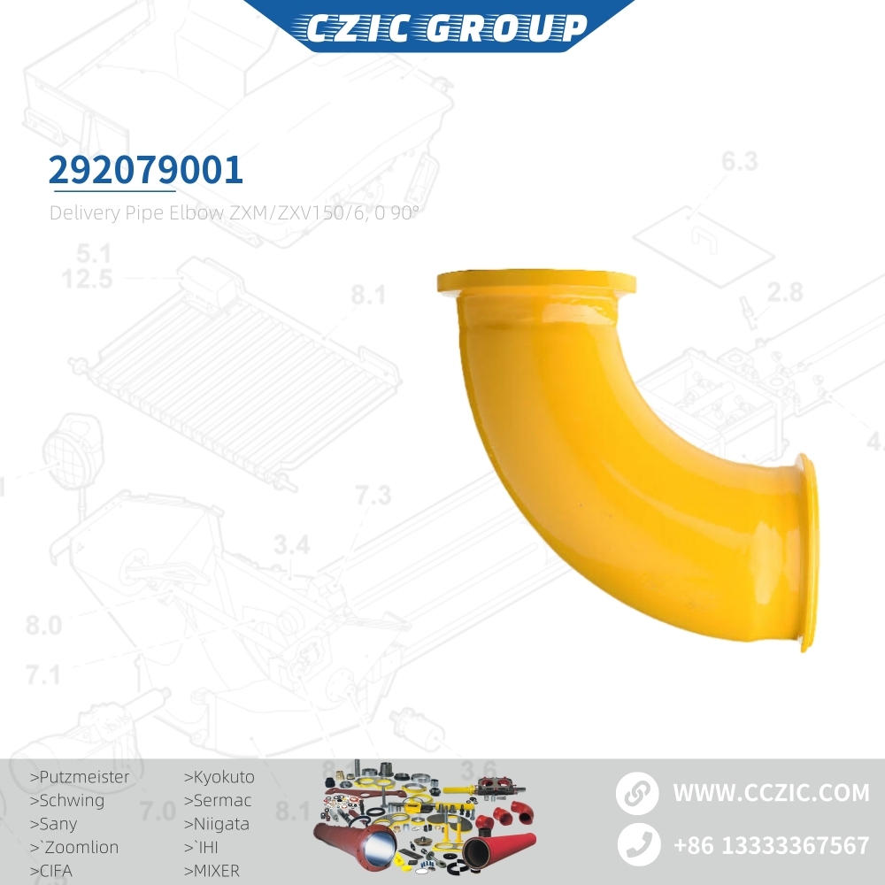 Delivery pipe elbow ZX-B PM15 DN150/6,0X90°