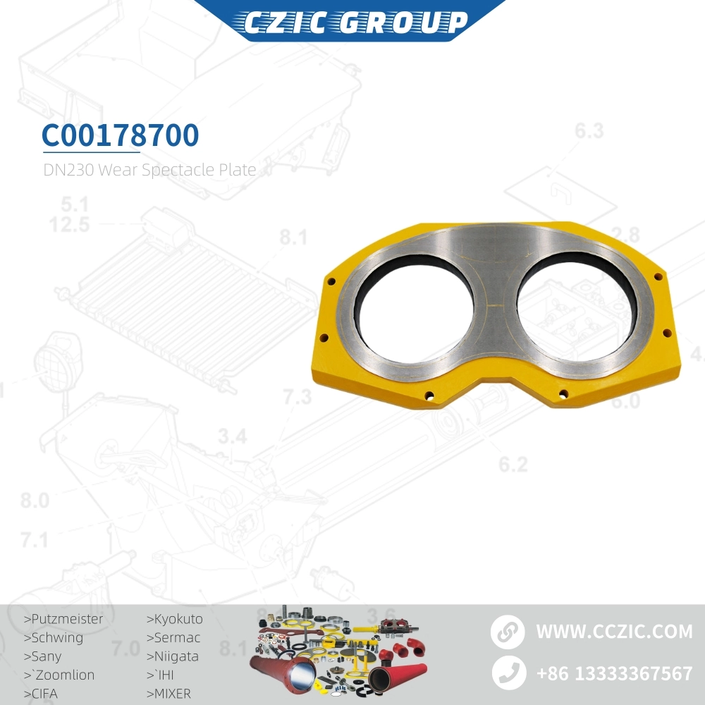DN230 spectacle wear plate
