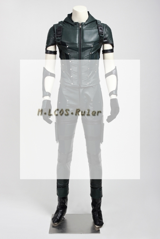 The Green Arrow Season 4 Oliver Cosplay Costume Full Set Special Offer Halloween Outfit