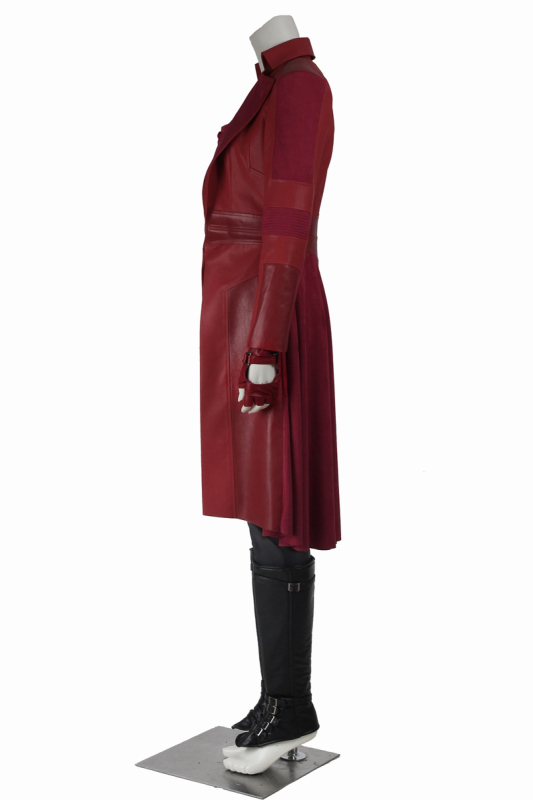 Popular Captain America Civil War Scarlet Witch Cosplay Costume Customized Halloween Outfit Set