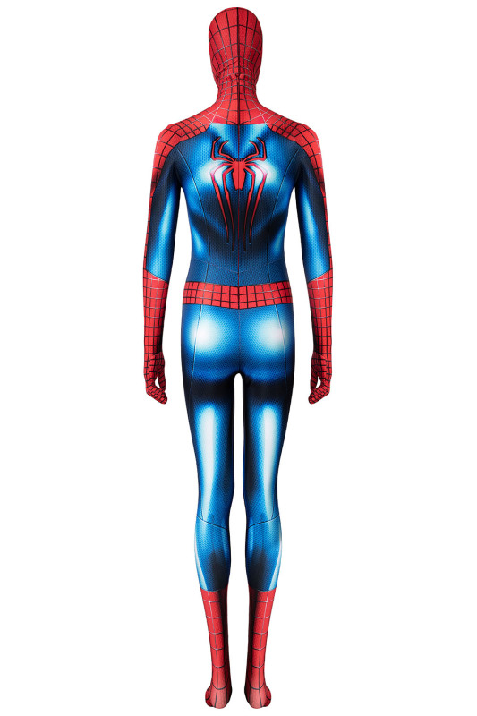 The Amazing Spider-man 2 Peter Parker Cosplay Costume Jumpsuit Mask Outifit