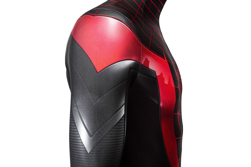 PS5 spider man miles morales Cosplay Costume Jumpsuit Mask Outfit
