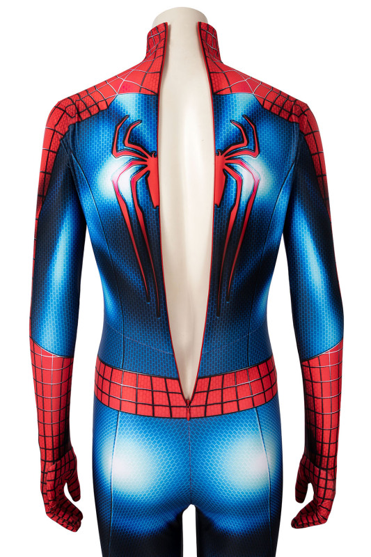 The Amazing Spider-man 2 Peter Parker Cosplay Costume Jumpsuit Mask Outifit