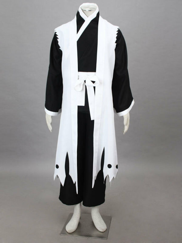 Bleach Gotei Thirteen Kenpachi Zaraki Captain of the 11th Cosplay Costume Suit