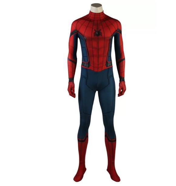 Spider-man Homecoming Spiderman Cosplay Costume Made Superhero 3D Printed Shade