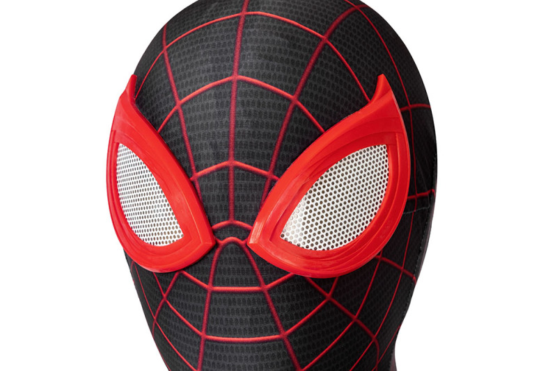 PS5 spider man miles morales Cosplay Costume Jumpsuit Mask Outfit