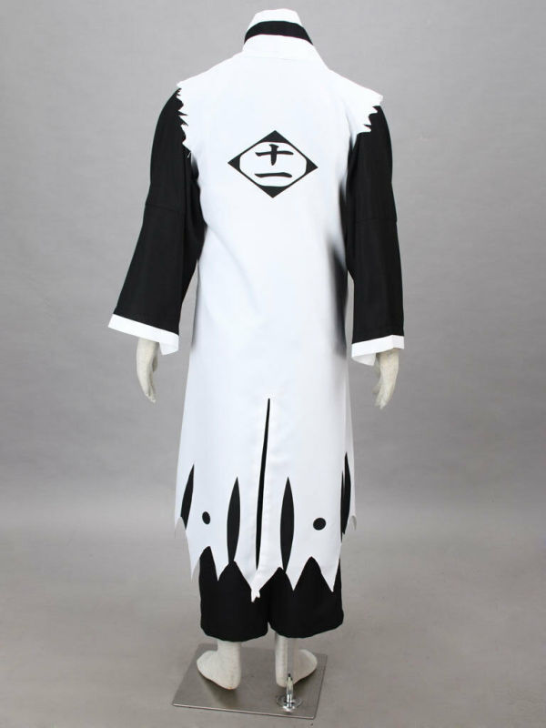 Bleach Gotei Thirteen Kenpachi Zaraki Captain of the 11th Cosplay Costume Suit