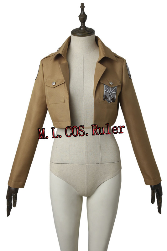 HOT COS Ackerman From Attack on Titan Cosplay Costume Hallowen All Size