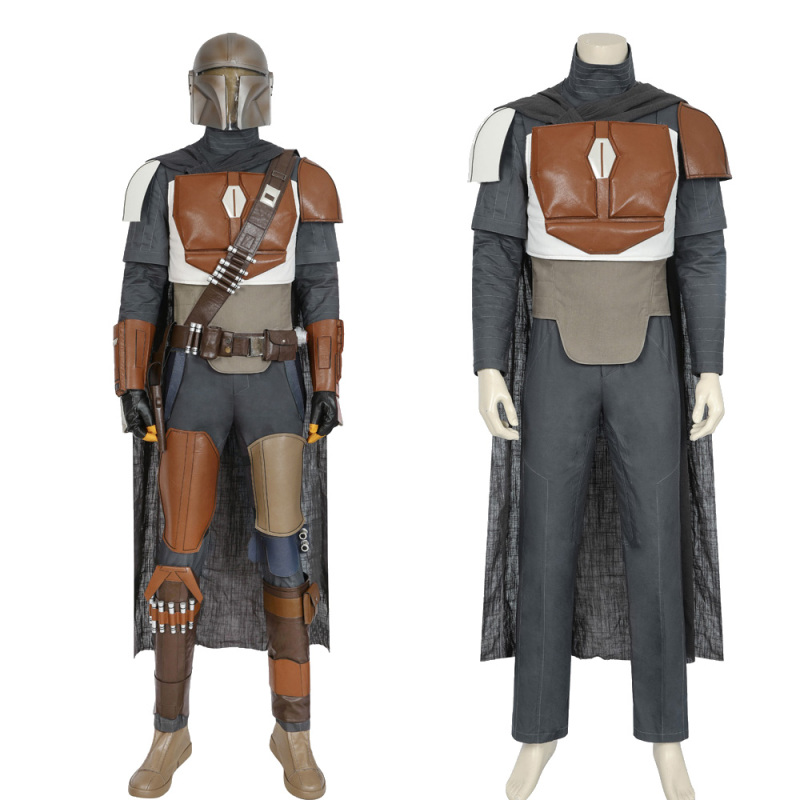 Top Level STAR WARS The Mandalorian Cosplay Costume Full Suit Halloween Outfit