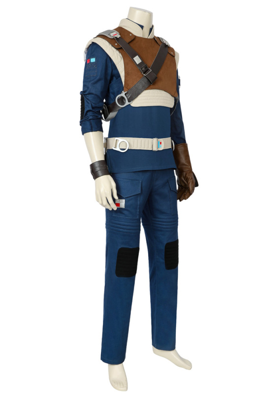 Star Wars Jedi: Fallen Order Cosplay Costume Halloween Outfit Men's Set with Shoes